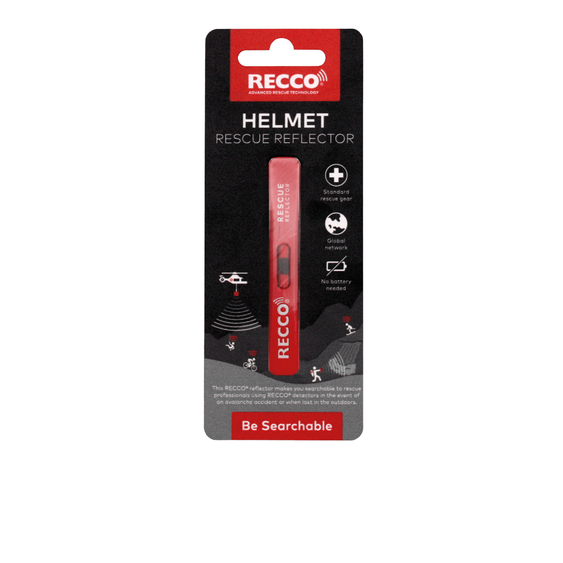 RECCO Helmet Rescue Reflector